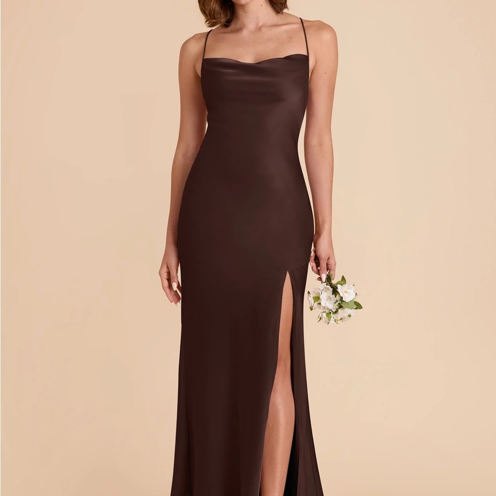 BIRDY GREY “OLIVIA” ESPRESSO MATTE SATIN